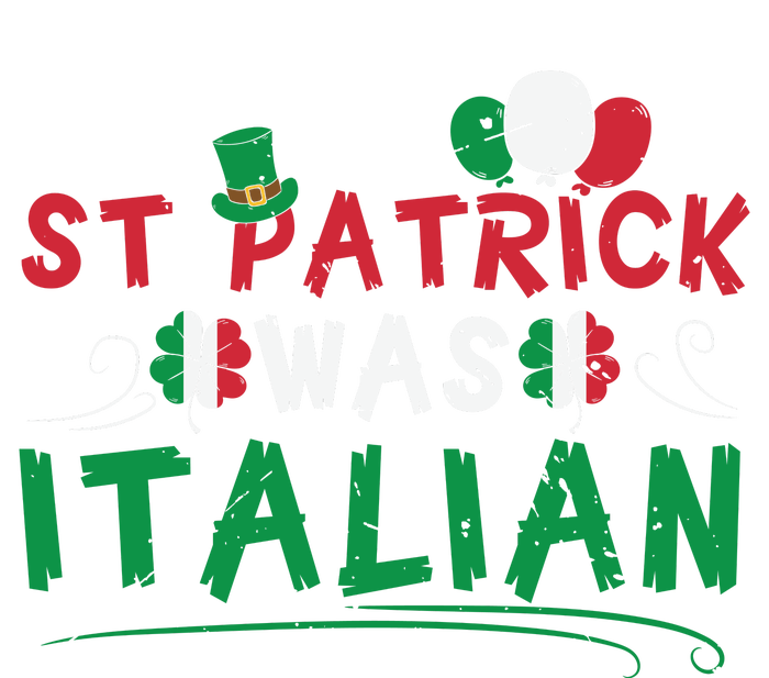 St Patrick Was Italian Funny St Patricks Day Canvas