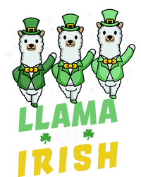 Llama Be Irish Alpaca Dancing Shamrocks Saint Patrick's Day Lucky Hooded Wearable Blanket