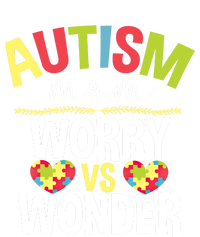 Autism Mom Worry Vs Wonder Month Cool Gift Valucap Bio-Washed Visor