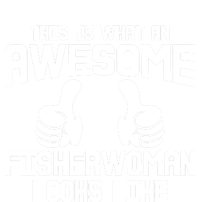 Awesome Fisher Angler Fishing Mom Fishing Daughter Gift Women's T-Shirt