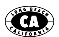 Badge Long Beach California Wool Snapback Cap