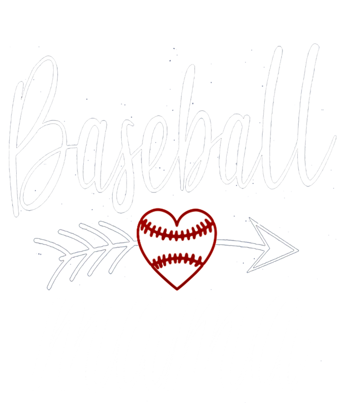 Baseball Mama Heart Mother's Day Mom For Baseball Lovers Gift T-Shirt