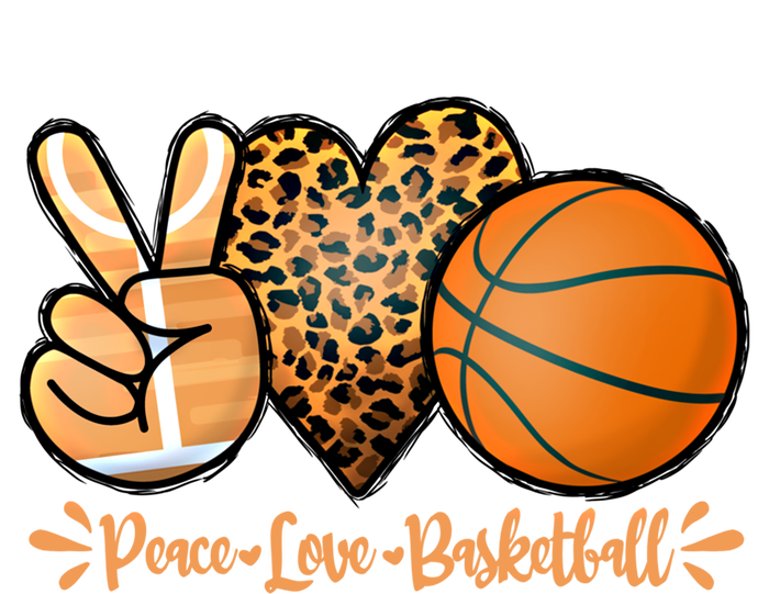 Basketball Peace Love Basketball Mom Game Day Outfit Gift Toddler T-Shirt