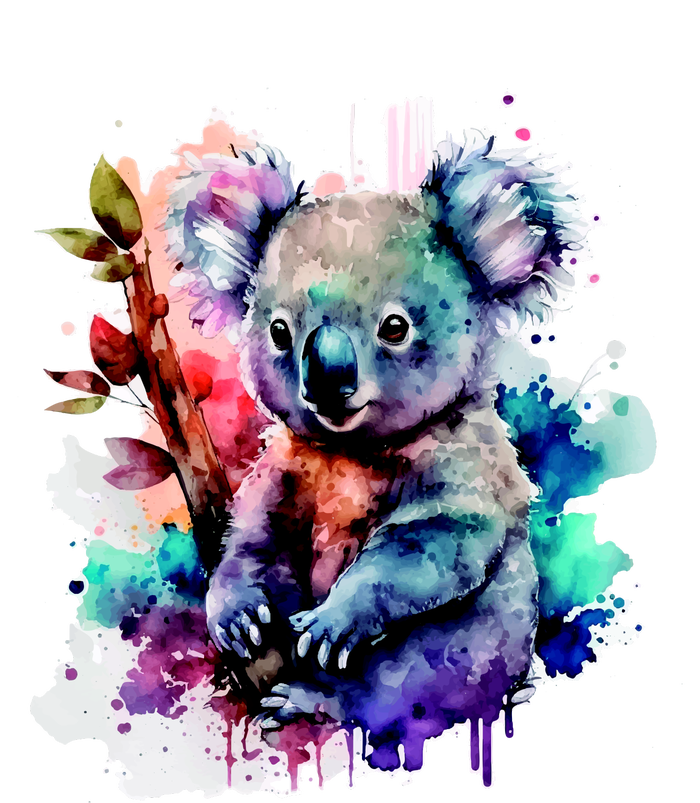 Water Color Koala T-Shirt