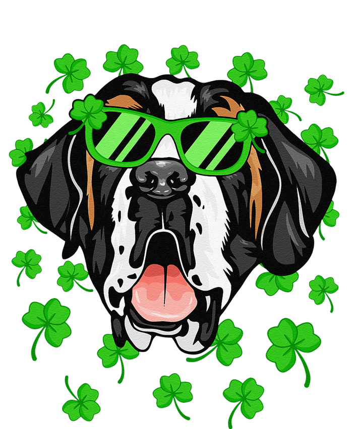 Leprechaun Saint Bernard St. Patrick's Day Dog Shamrock T-Shirt