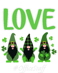 Love Office Staff Gnome Shamrock Saint Patrick's Day T-Shirt