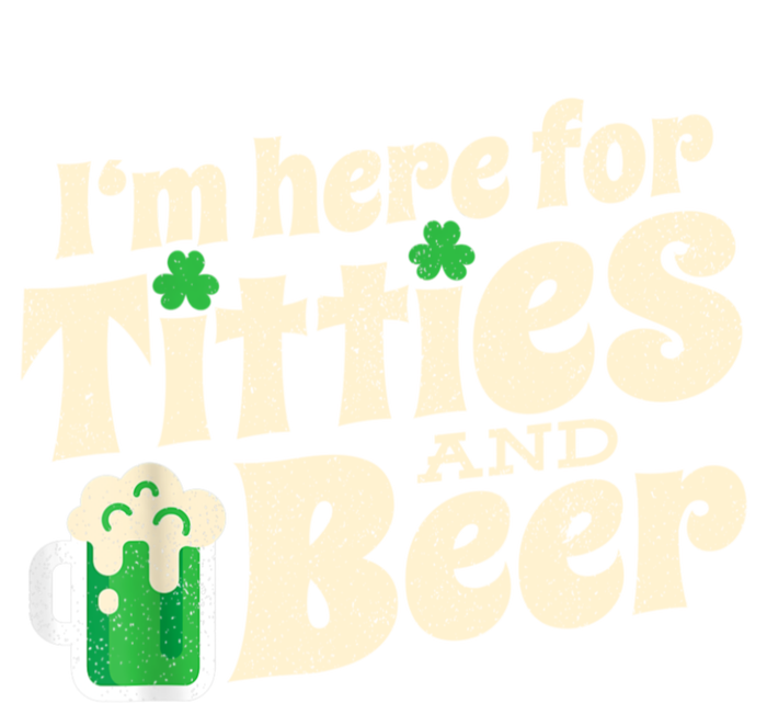 I'm Here For Titties And Beer Lover Funny St.Patrick's Day Drunk Impact Tech Backpack