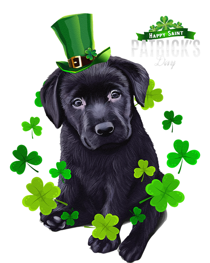 St Patrick's Day Irish Saint Patrick Shamrock Labrador Puppy Cooling Performance Long Sleeve Crew