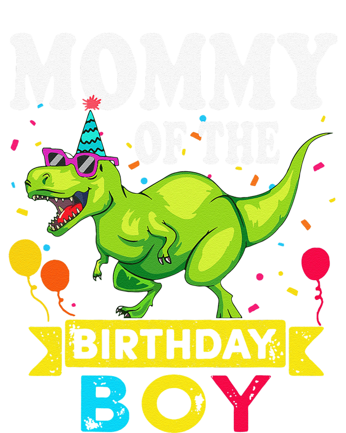 Mommy Of The Birthday Boy TRex RAWR Dinosaur Birthday Boy T-Shirt