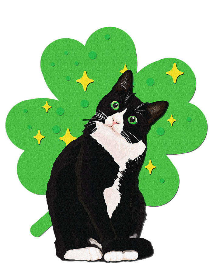 St. Saint Patrick's Day Tuxedo Cat Women Costume Mousepad