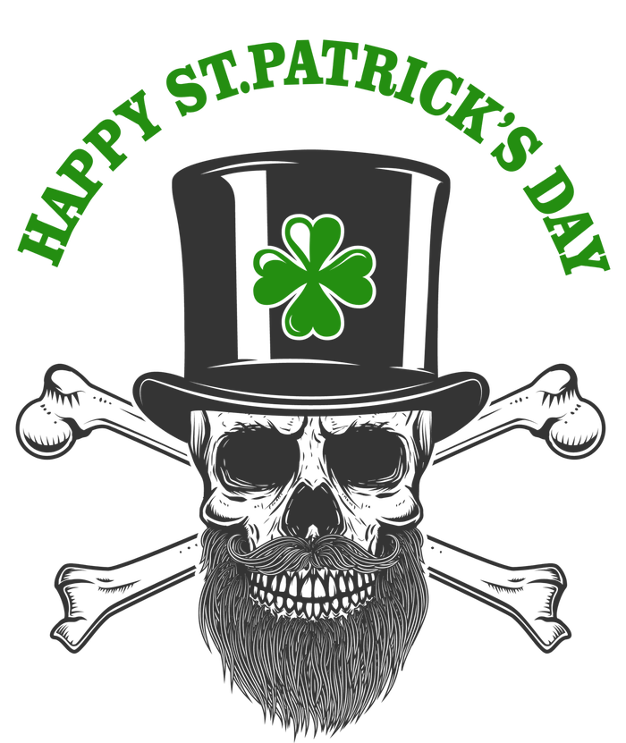 Happy St Patrick's Day Skull Holiday Wool Snapback Cap