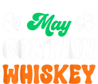 May Contain Whiskey Funny St Patricks Day Ladies Long Sleeve Shirt