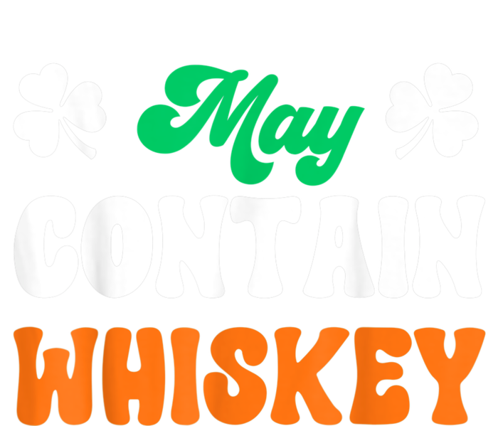 May Contain Whiskey Funny St Patricks Day Ladies Long Sleeve Shirt