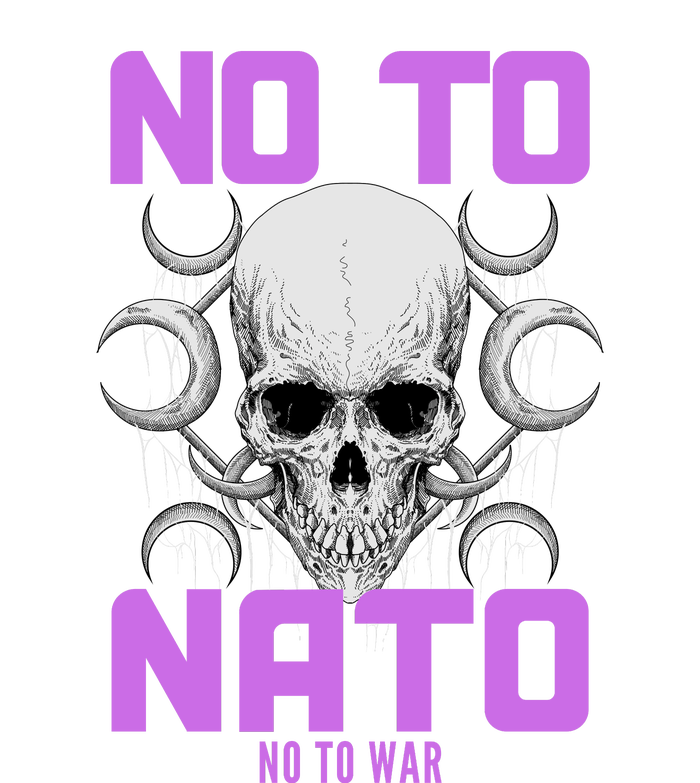 No To NATO Anti War Peace Ukraine Sweatshirt Cinch Pack Bag