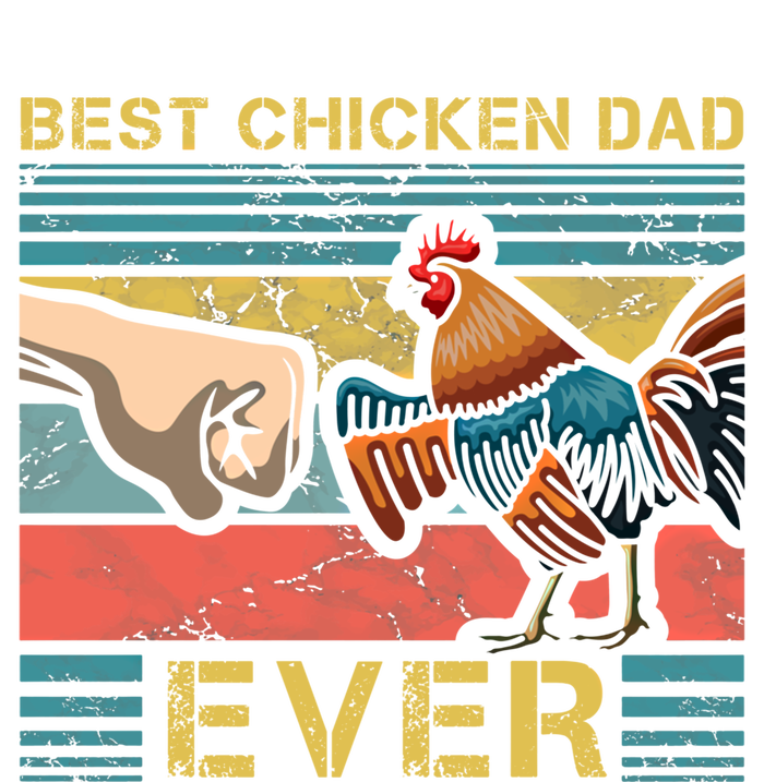 Best Chicken Dad Ever Farming Rooster Hen Poultry Business Gift Zip Tote Bag