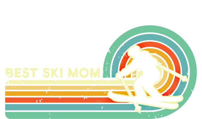 Best Ice Ski Mom Retro Mother Skiing Vintage Skier Mama Cool Gift T-Shirt