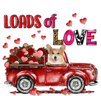 Cute Corgi Dog Driving Red Truck Happy Valentine's Day Gift T-Shirt