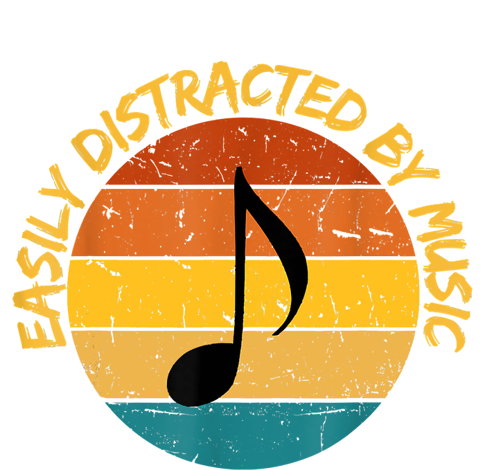 Funny Music Easily Distracted By Music Musician Music Lover Hoodie