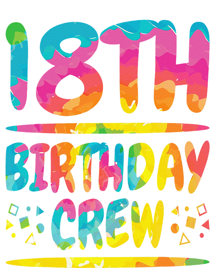 18th Birthday Crew Family, 18th Birthday Party Friends Group Zip Tote Bag