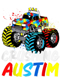 Monster Truck Crushing Austim Shirt Autism Awareness Tall Long Sleeve T-Shirt