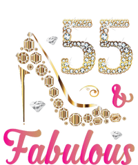 55 And Fabulous Funny 55th Birthday Cute Gift Beautiful Fun Poster