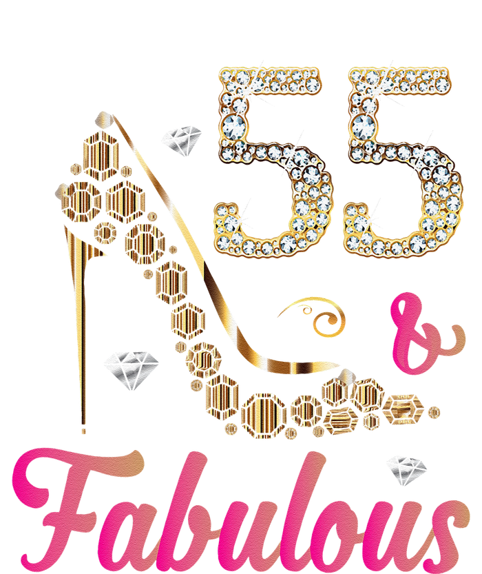 55 And Fabulous Funny 55th Birthday Cute Gift Beautiful Fun Poster