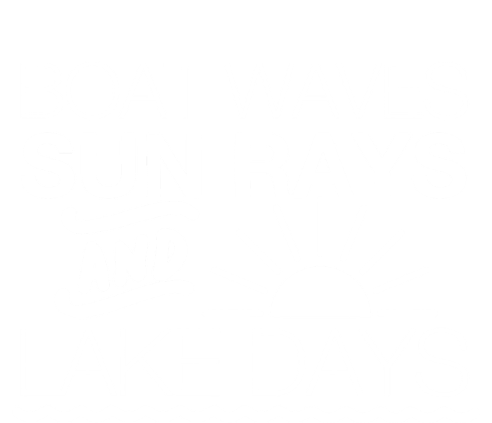 Boat Waves Sun Rays And Lake Days Gift T-Shirt