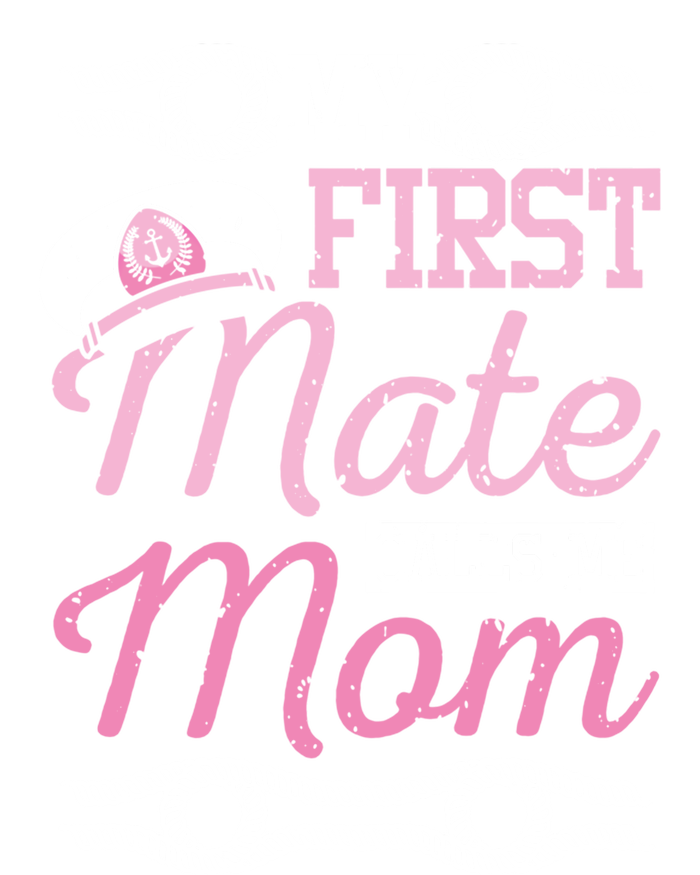 Boating My First Mate Calls Me Mom Cute Gift Valucap Bio-Washed Visor