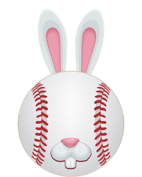 Easter Baseball Ball Egg Bunny Ears Funny Player Gift T-Shirt