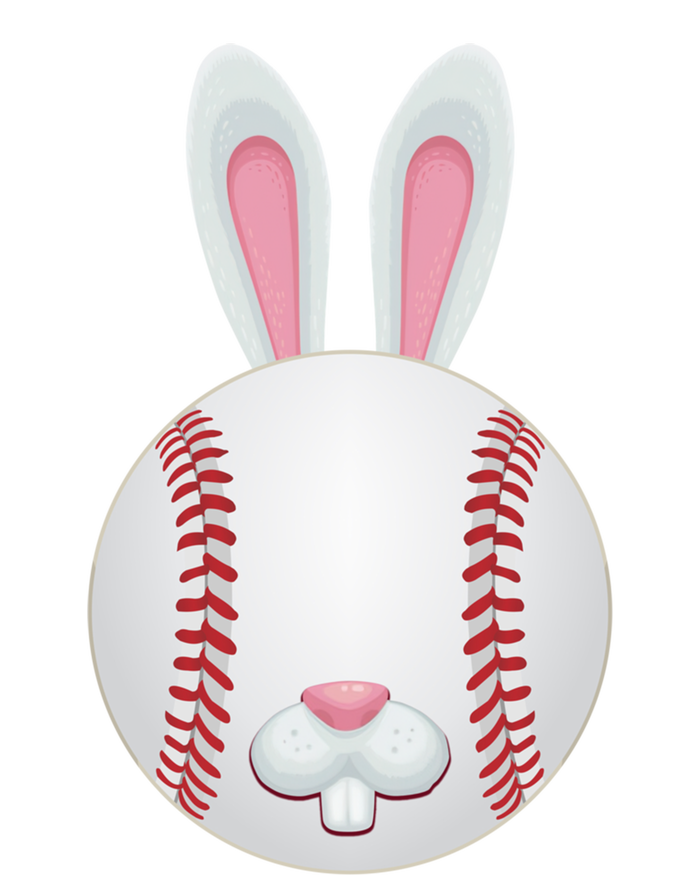 Easter Baseball Ball Egg Bunny Ears Funny Player Gift T-Shirt