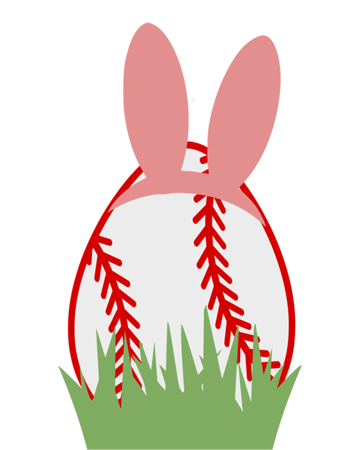 Easter Bunny Ears Baseball Player Coach Fan Lover Ball Gift T-Shirt