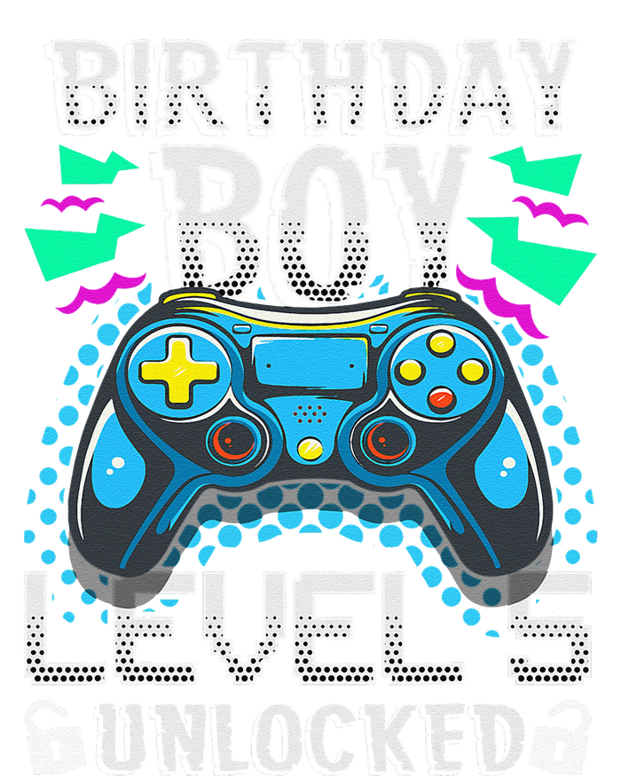 Birthday Level 5 Unlocked Gamer 5th Birthday Gift Cooling Performance Crew T-Shirt