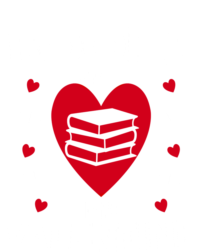 Books Are My Valentine Funny Valentine's Day Librarian Book Funny Gift Ladies Essential Flowy Tank