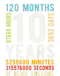 Funny 10th Birthday 10 Years Old Vintage Retro 120 Months T-Shirt