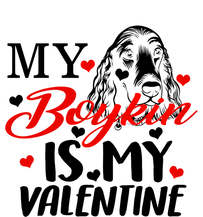 Boykin Is My Valentine Kin Spaniel Dog Mom Hunting Mama Gift T-Shirt