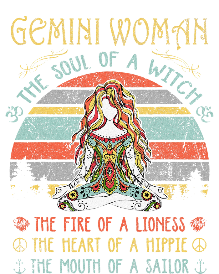 Gemini Woman The Soul Of A Witch Vintage Birthday Women's T-Shirt