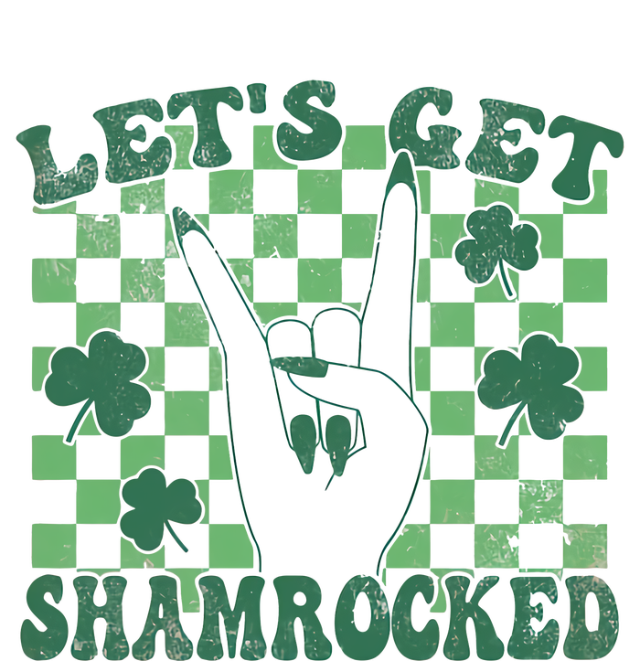 Let's Get Shamrocked Retro Clover Saint Patrick's Day T-Shirt