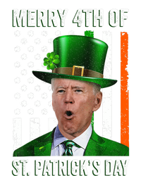 Funny Merry 4th Of St Patrick's Day Joe Biden Leprechaun Hat T-Shirt