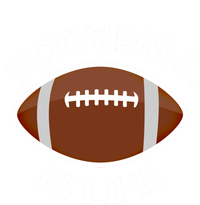 Football Is Life Player Athlete Quarterback Sport Fan Sunday Gift T-Shirt