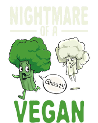 Broccoli Cauliflower Ghost Nightmare Of A Vegan Halloween Gift Kids Long Sleeve Shirt