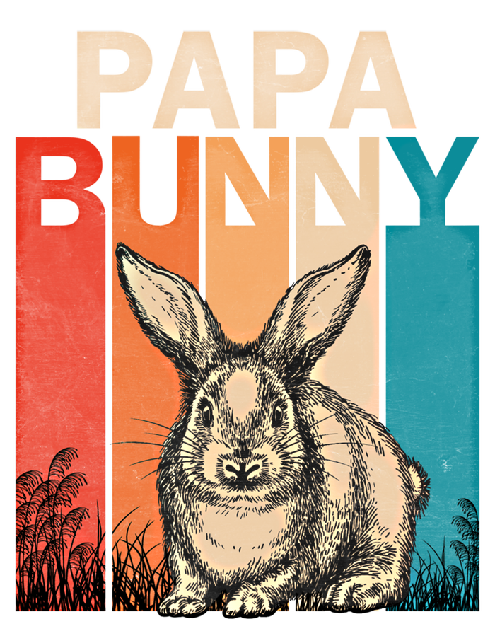 Bunny Graphic Family Matching Retro Papa Easter Day Costume Meaningful Gift Bumper Sticker