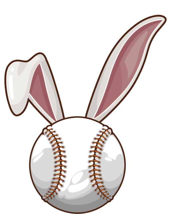 Funny Baseball Ball Catcher Happy Easter Day Bunny Gift T-Shirt