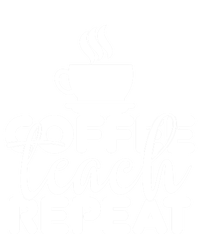 Funny Coffee Teach Repeat School Teacher Gift Magnet