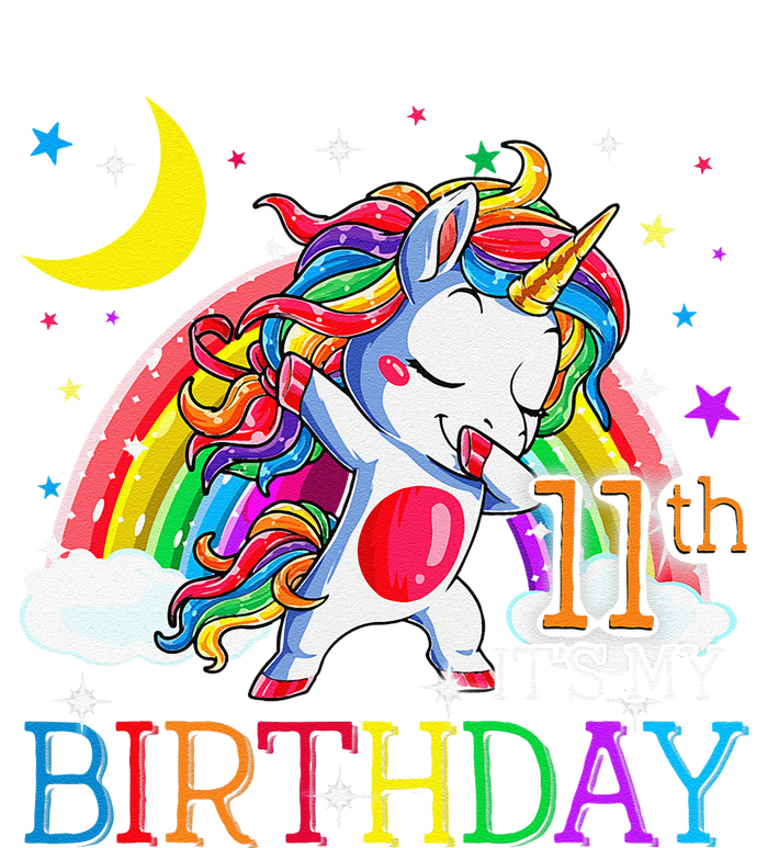 It's My 11th Birthday Unicorn 11 Year Olds Outfit Tall T-Shirt