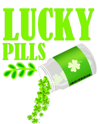 Funny Lucky Pills With Shamrock Clover St Patty's Day Cool Gift Ladies Essential Flowy Tank