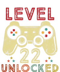 Level 22 Unlocked Birthday 22 Years Old Cool 22nd Bday Gifts T-Shirt