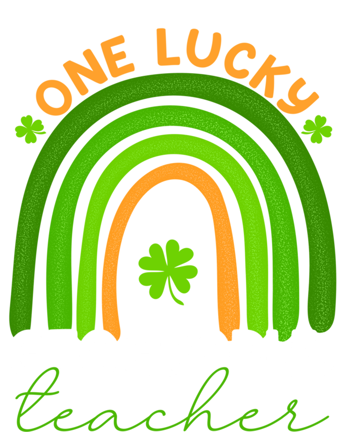 Geography Teacher Rainbow St Patricks Day One Lucky Teacher Gift Kids Sweatshirt