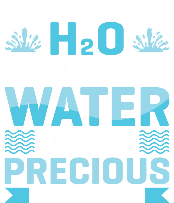 H2o Protect Water It's A Precious Resource Save Water Gift Sustainable Knit Beanie