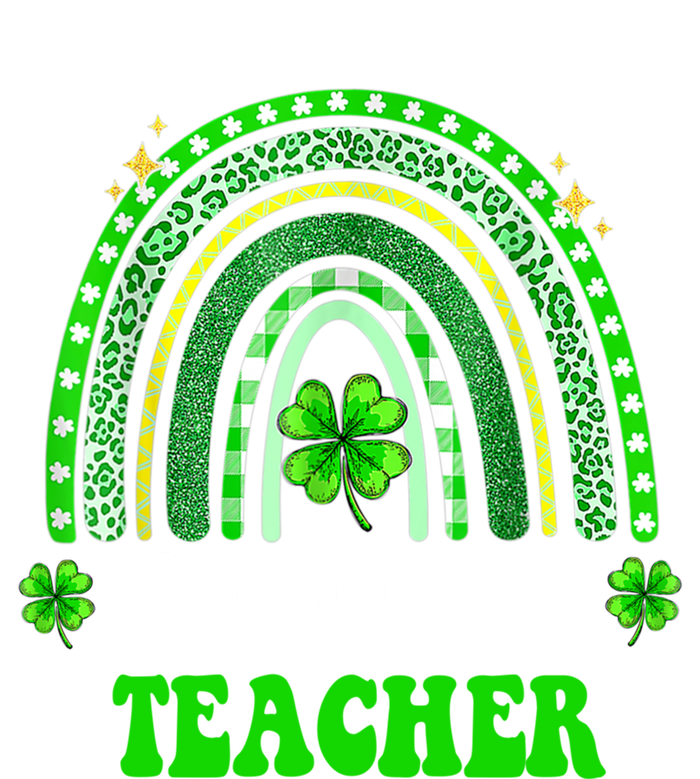 Happy St Patricks Day Cute One Lucky Teacher Rainbow Outfit Cute Gift T-Shirt