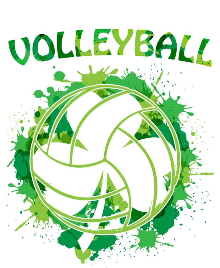 Happy St Patrick's Day Funny Gift Shamrock With Volleyball Sport Great Gift Softstyle Adult Sport Polo